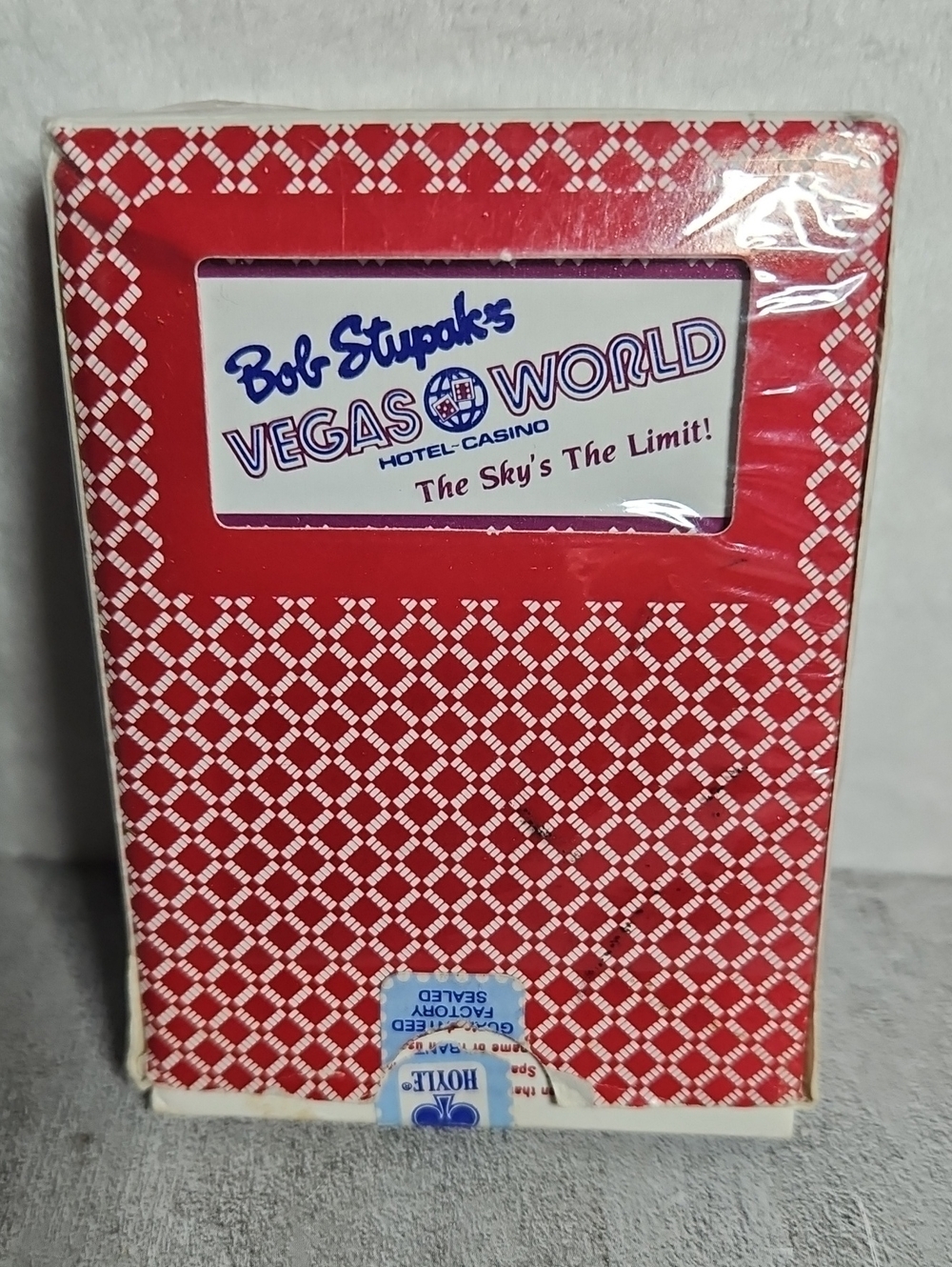 vintage, deck of Bob Stupak's Vegas World Hotel Casino Playing Cards